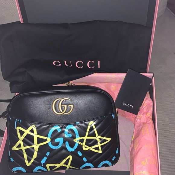 Detail Gucci Ghost Graffiti Bag Nomer 23