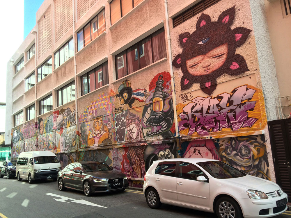 Detail Haji Lane Graffiti Wall Nomer 34