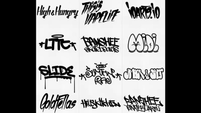 Detail Handstyle Tagging Graffiti Nomer 15