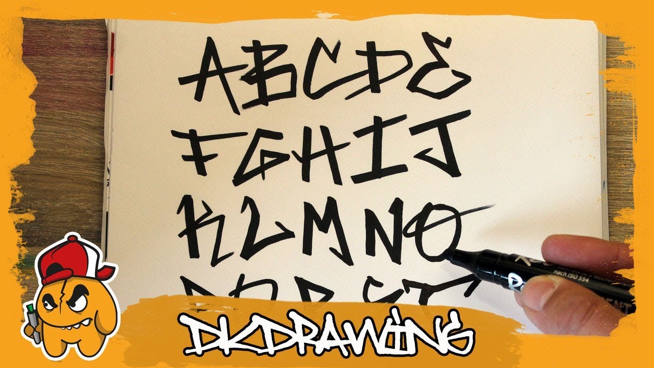 Detail Handstyle Tagging Graffiti Nomer 43