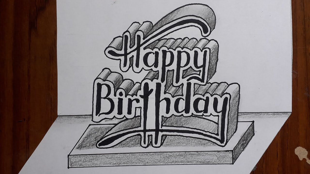 Happy Birthday Graffiti 3d - KibrisPDR