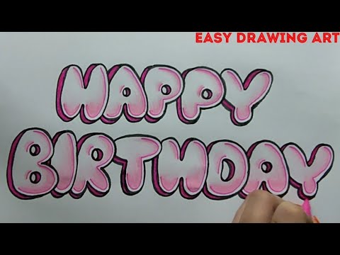 Detail Happy Birthday Graffiti Letters Nomer 26