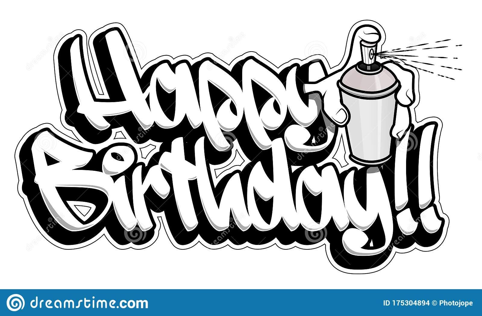 Detail Happy Birthday Graffiti Letters Nomer 4