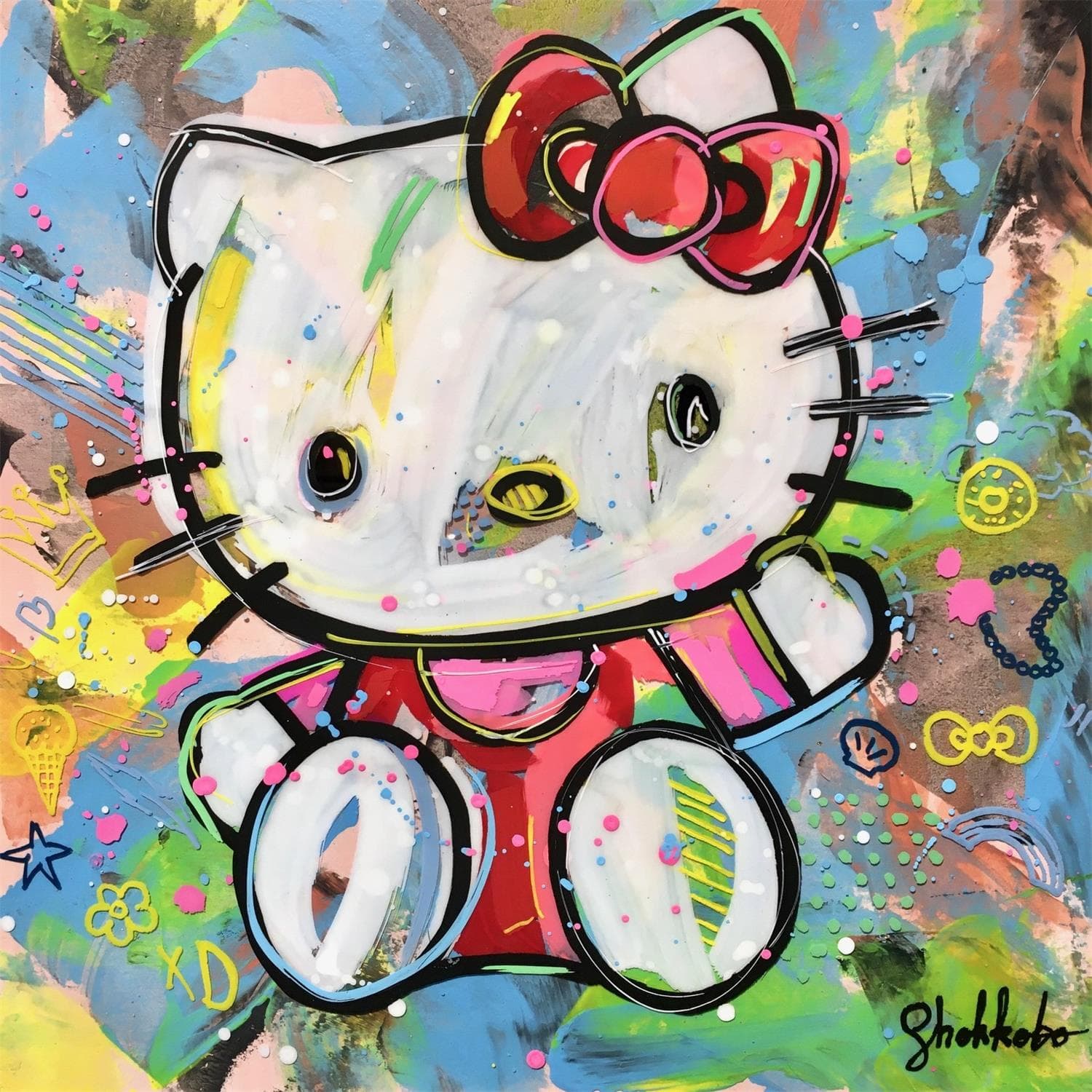 Detail Hello Kitty Graffiti Nomer 19