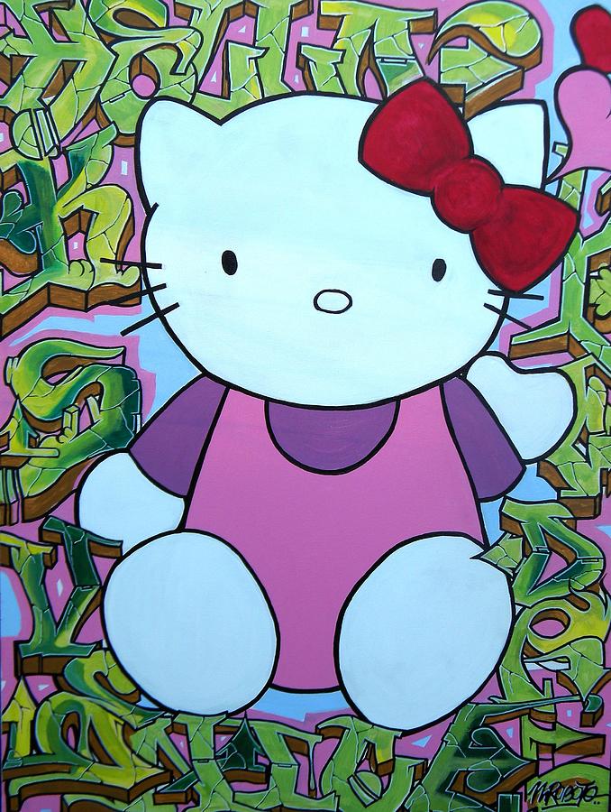 Detail Hello Kitty Graffiti Nomer 6
