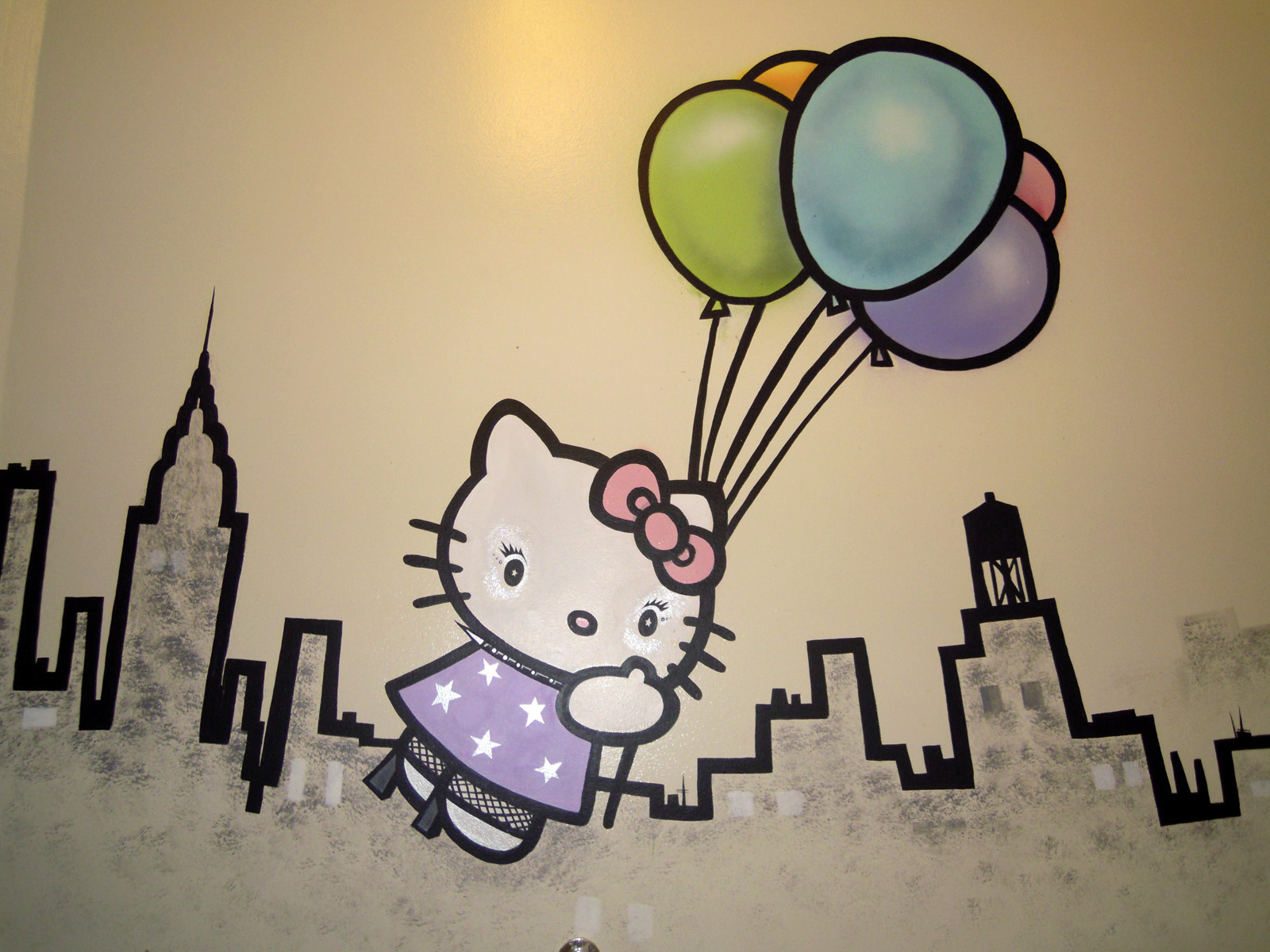 Detail Hello Kitty Graffiti Drawing Nomer 20