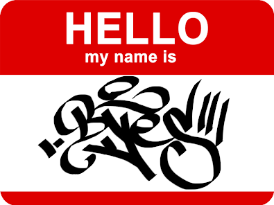 Detail Hello My Name Is Graffiti Stickers Nomer 15