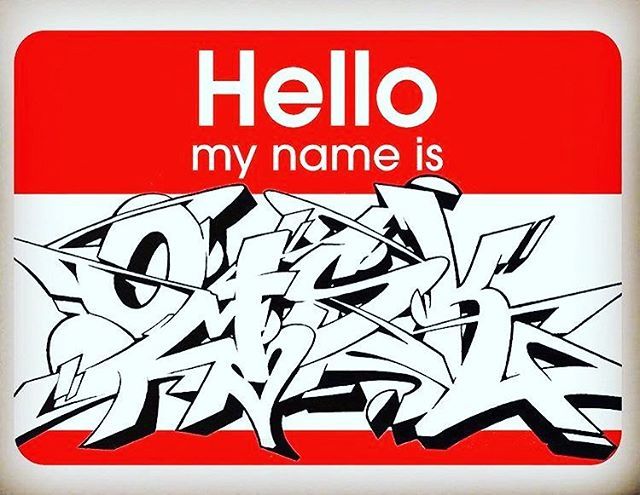 Detail Hello My Name Is Graffiti Stickers Nomer 31