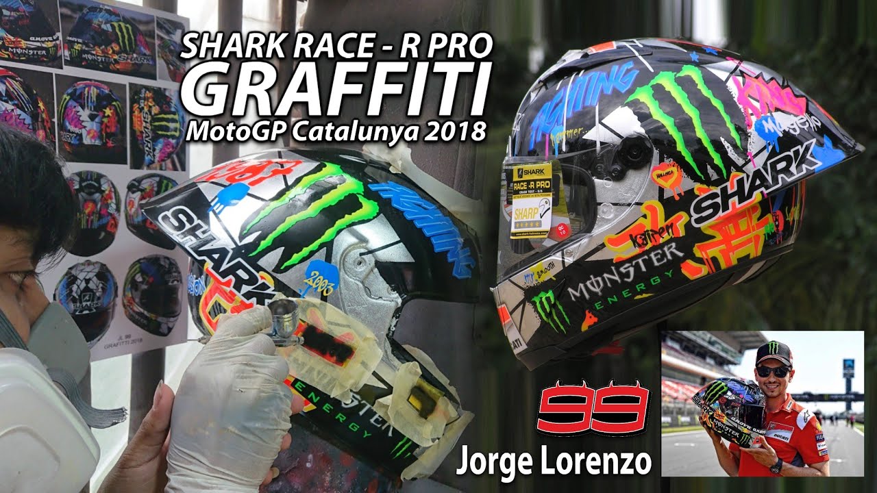 Detail Helm Ink Airbrush Graffiti Nomer 21