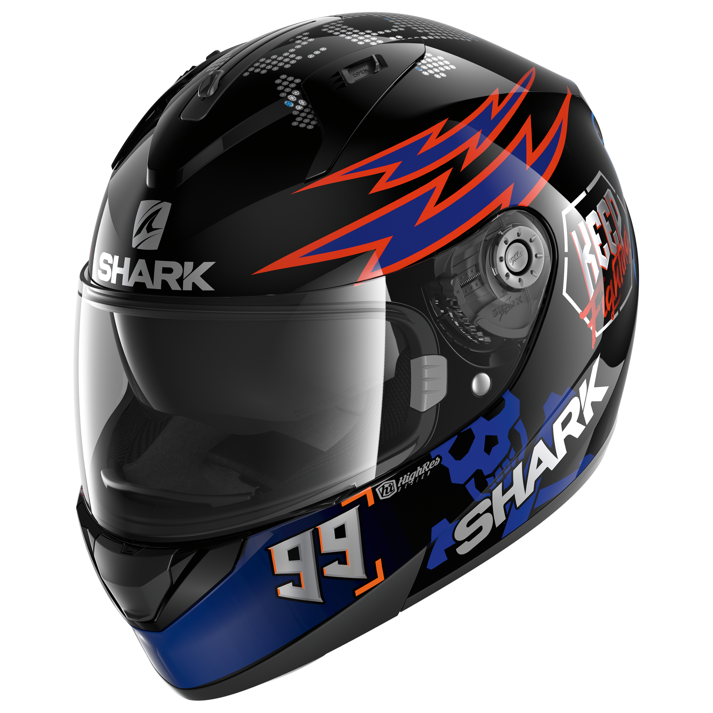 Detail Helm Shark Graffiti Nomer 45