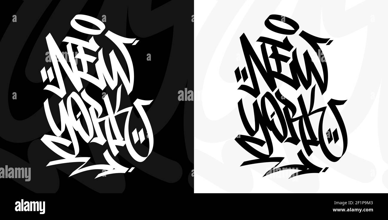 Detail Hip Hop Graffiti Art Black And White Nomer 43
