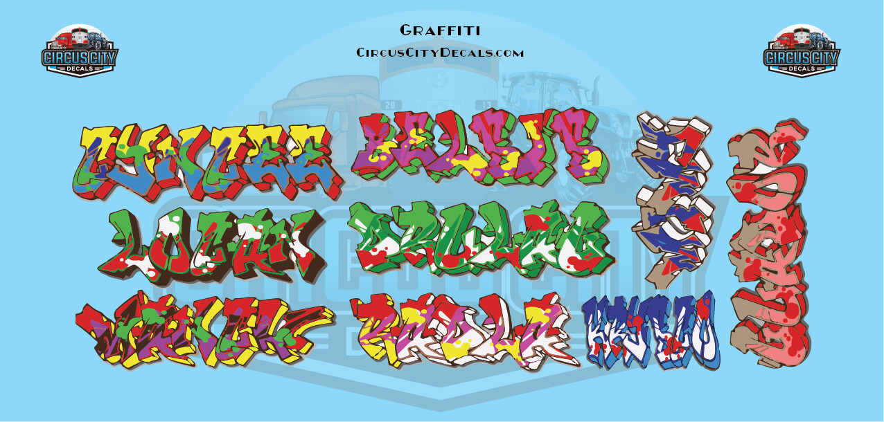 Detail Ho Graffiti Decals Nomer 22