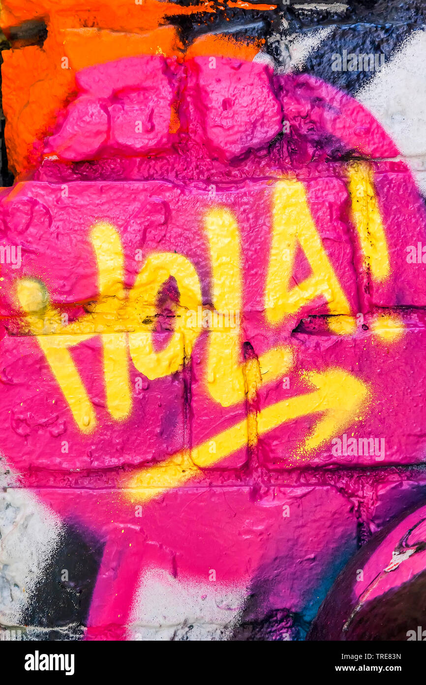 Detail Hola Graffiti Nomer 2