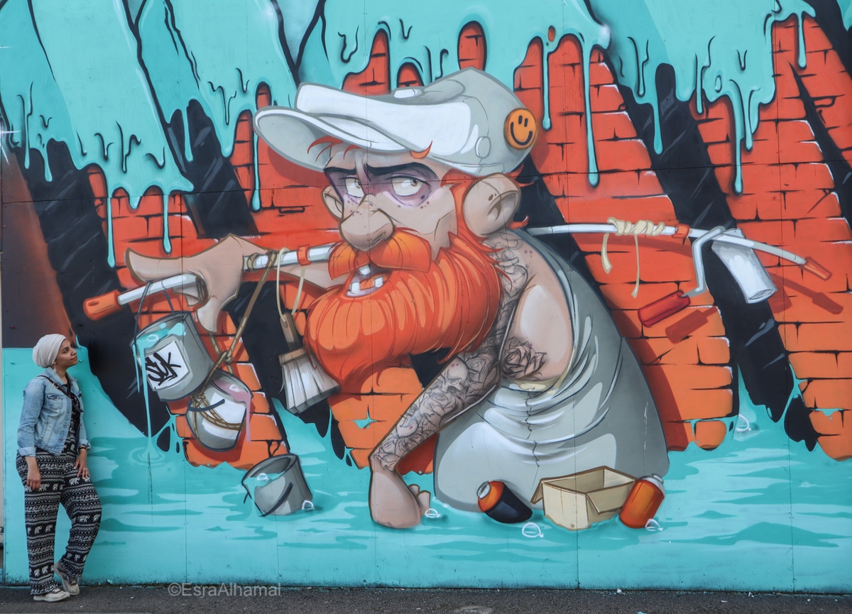 Detail Homboog Graffiti Nomer 18