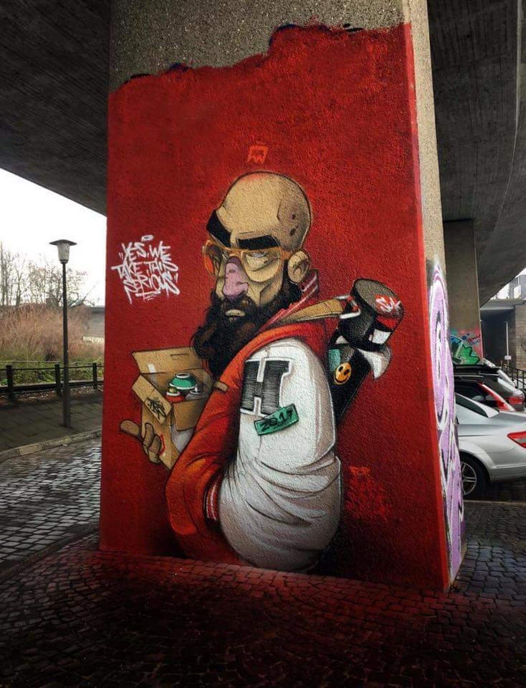Detail Homboog Graffiti Nomer 31