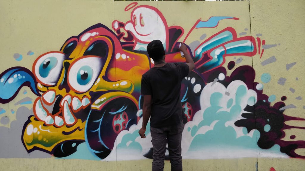 Detail Homboog Graffiti Nomer 47