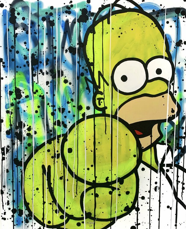 Homer Simpson Graffiti - KibrisPDR