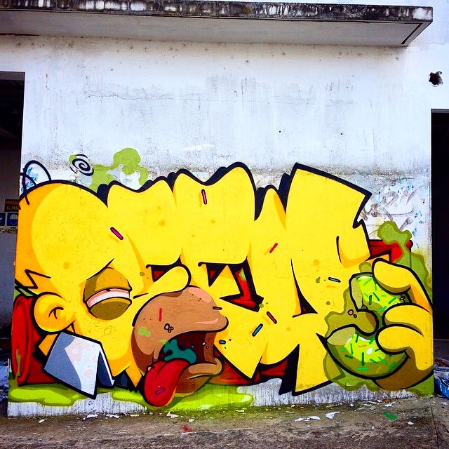 Detail Homer Simpson Graffiti Nomer 32