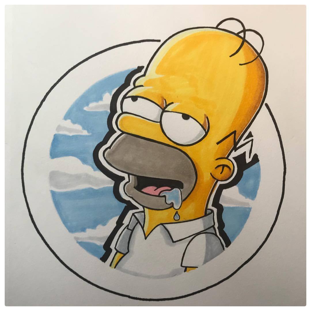 Detail Homer Simpson Graffiti Nomer 9