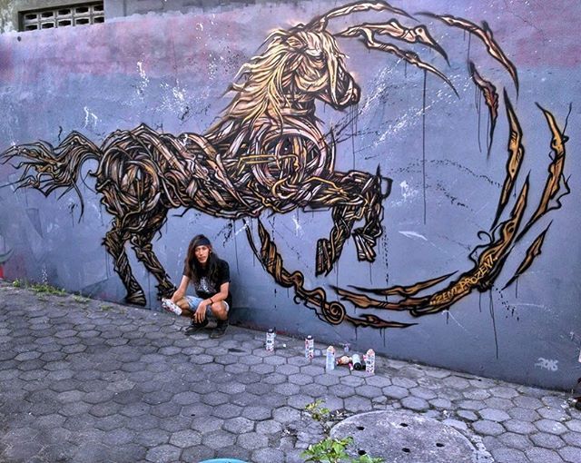 Detail Horse Graffiti Nomer 8