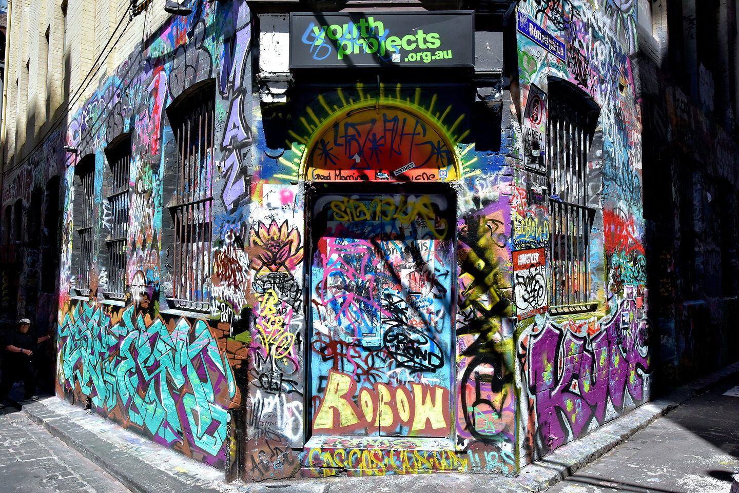 Detail Hosier Lane Melbourne Australia Graffiti Nomer 44