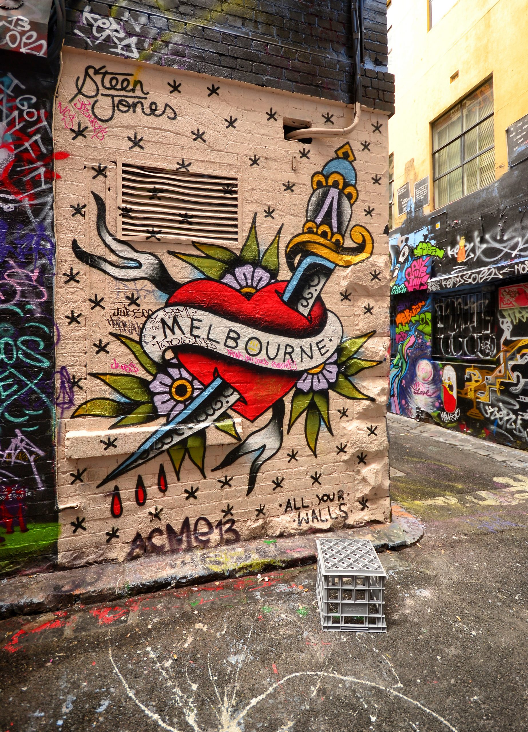 Detail Hosier Lane Melbourne Graffiti Nomer 45