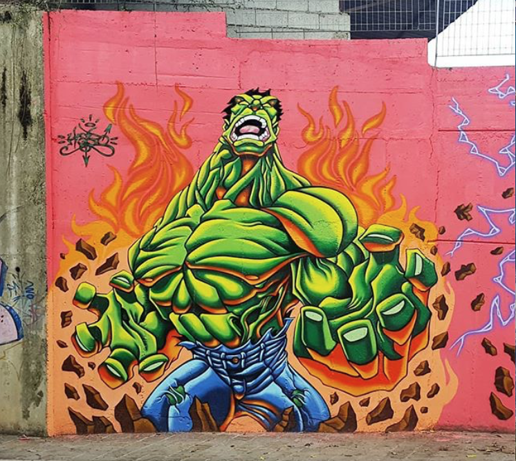 Detail Hulk Graffiti Nomer 14