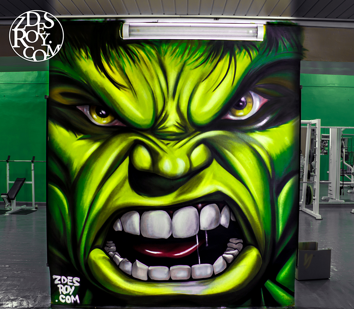 Detail Hulk Graffiti Nomer 5