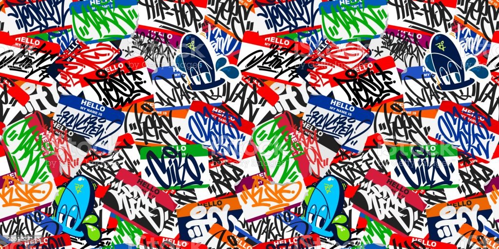 Detail Huruf Bomber Graffiti Nomer 23