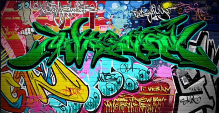 Detail Huruf D Graffiti Berwara Nomer 13