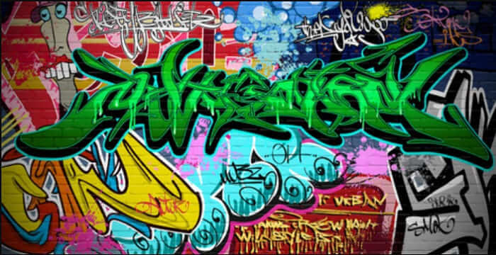 Detail Huruf D Graffiti Berwarna Nomer 19