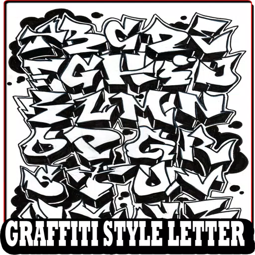 Detail Huruf Graffiti Nomer 18