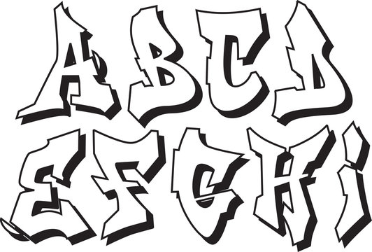 Detail Huruf Graffiti A Z Terbaru Nomer 36