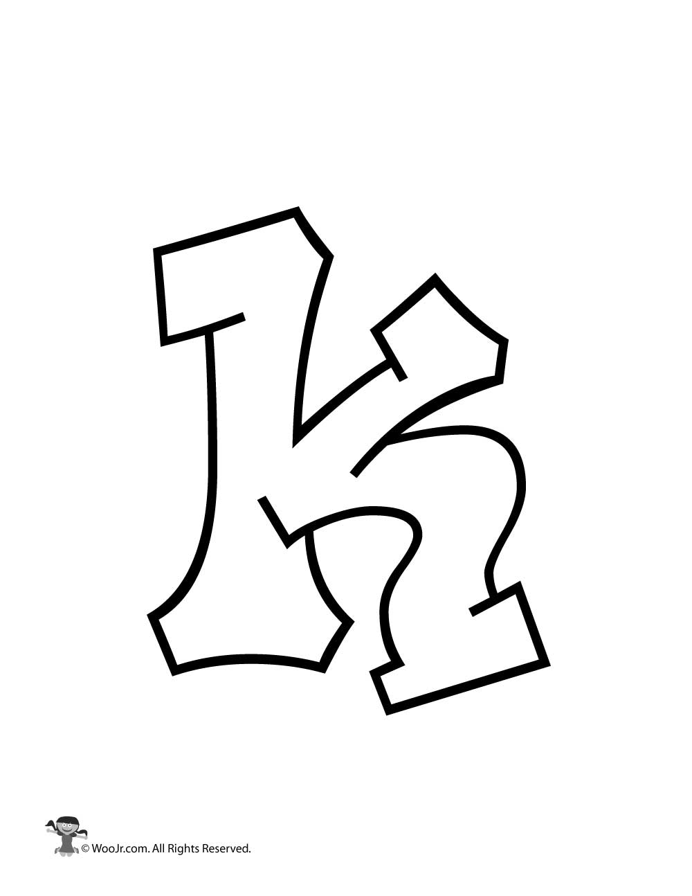 Detail Huruf Graffiti Alphabet Lowcase Nomer 23