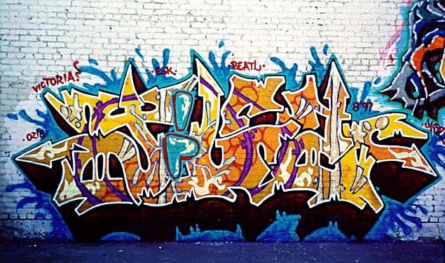 Detail Huruf Graffiti Dinding Nomer 37