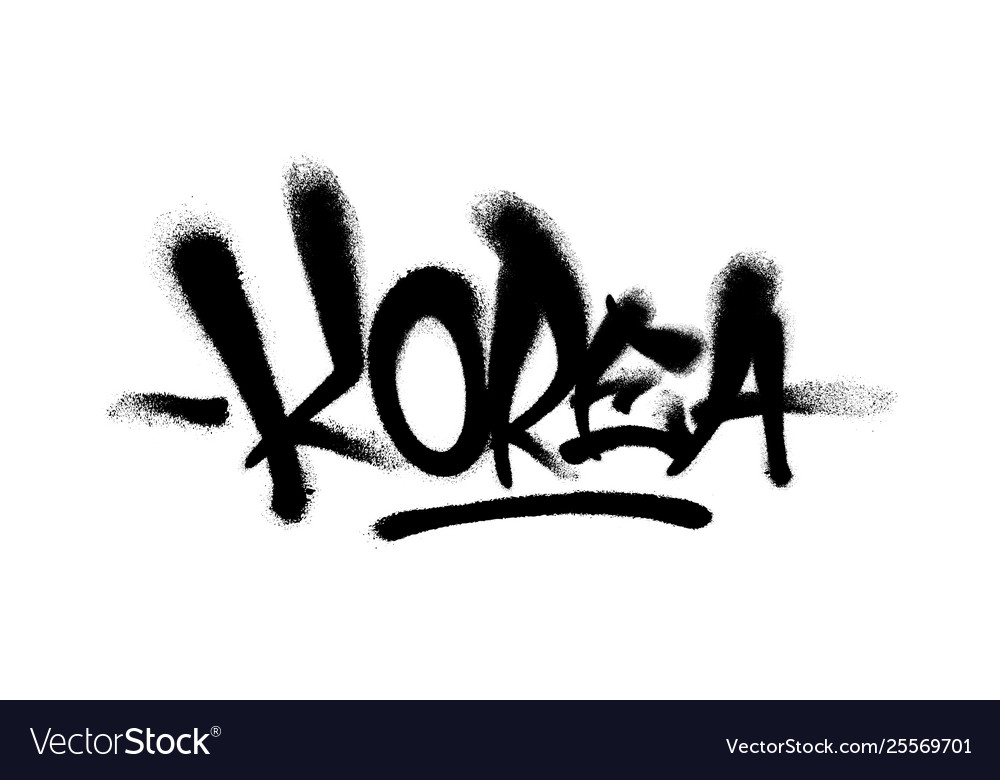 Detail Huruf Graffiti Korea Nomer 2