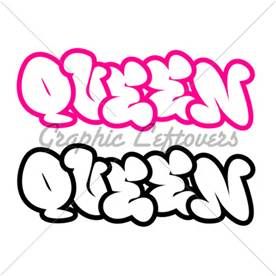Detail Huruf Graffiti Queen Nomer 4