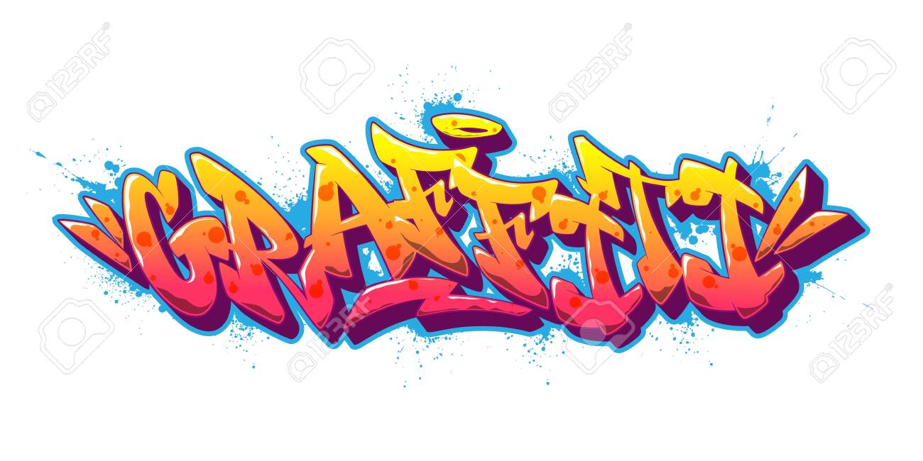 Detail Huruf Graffiti Style Nomer 31
