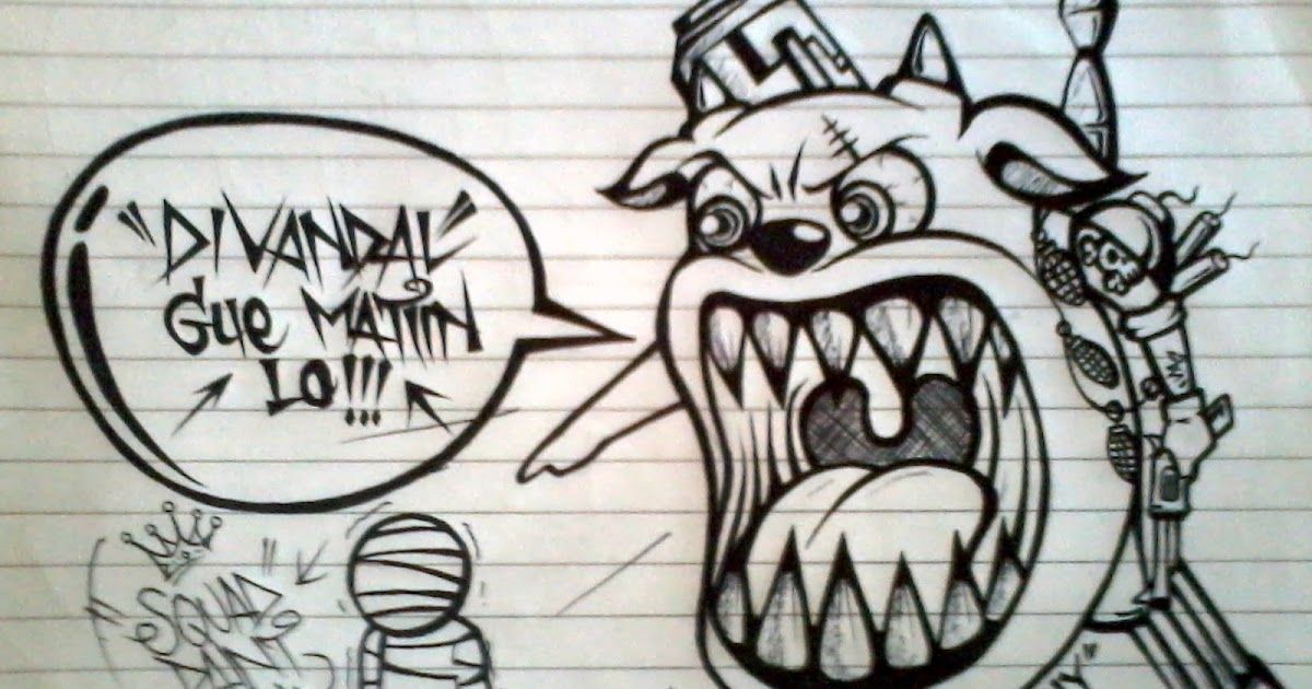 Detail Huruf Sketsa Graffiti Nama Nomer 43