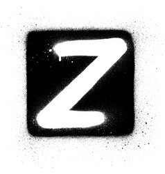 Detail Huruf Ze Graffiti Nomer 7