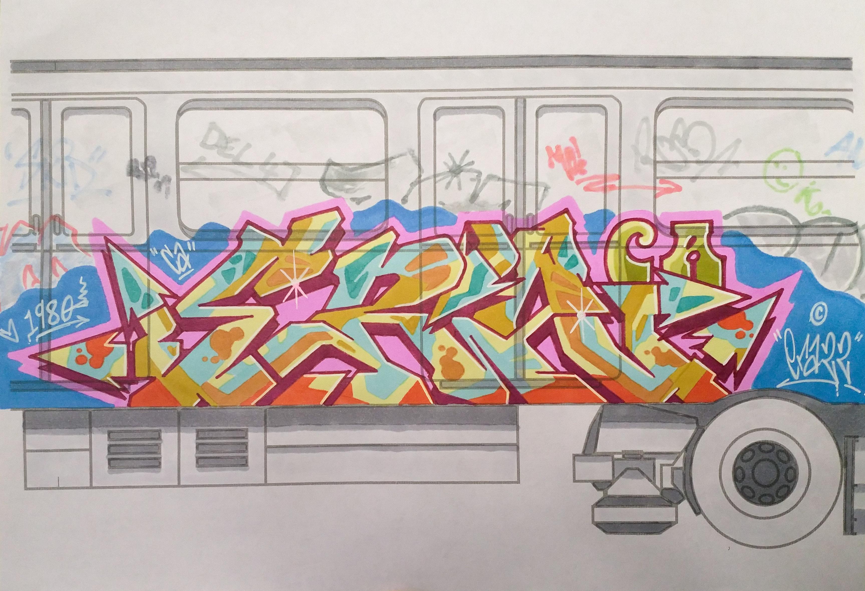 Detail I Am Noob Graffiti Nomer 2