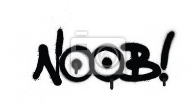 Detail I Am Noob Graffiti Nomer 3