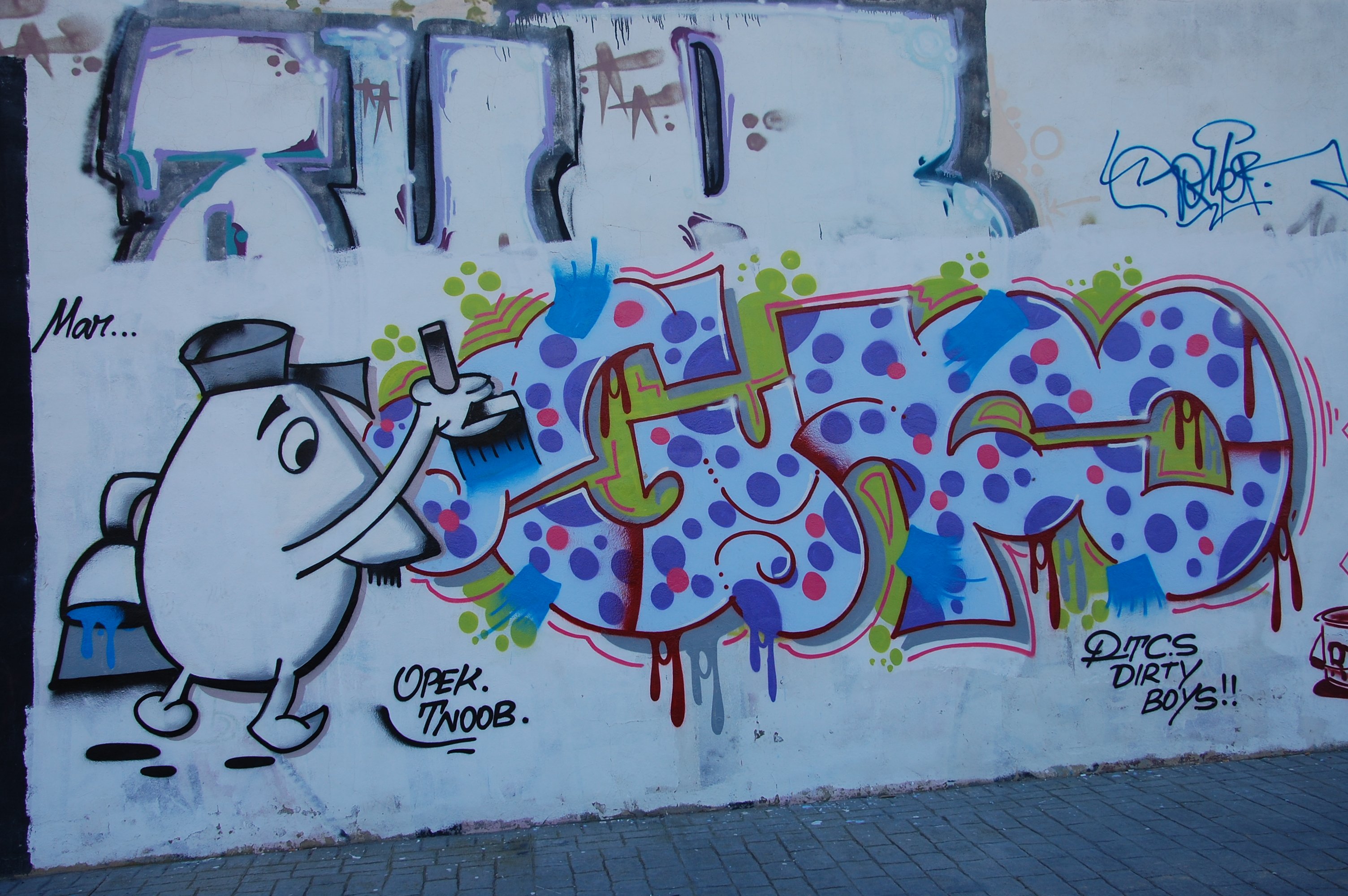 Detail I Am Noob Graffiti Nomer 5