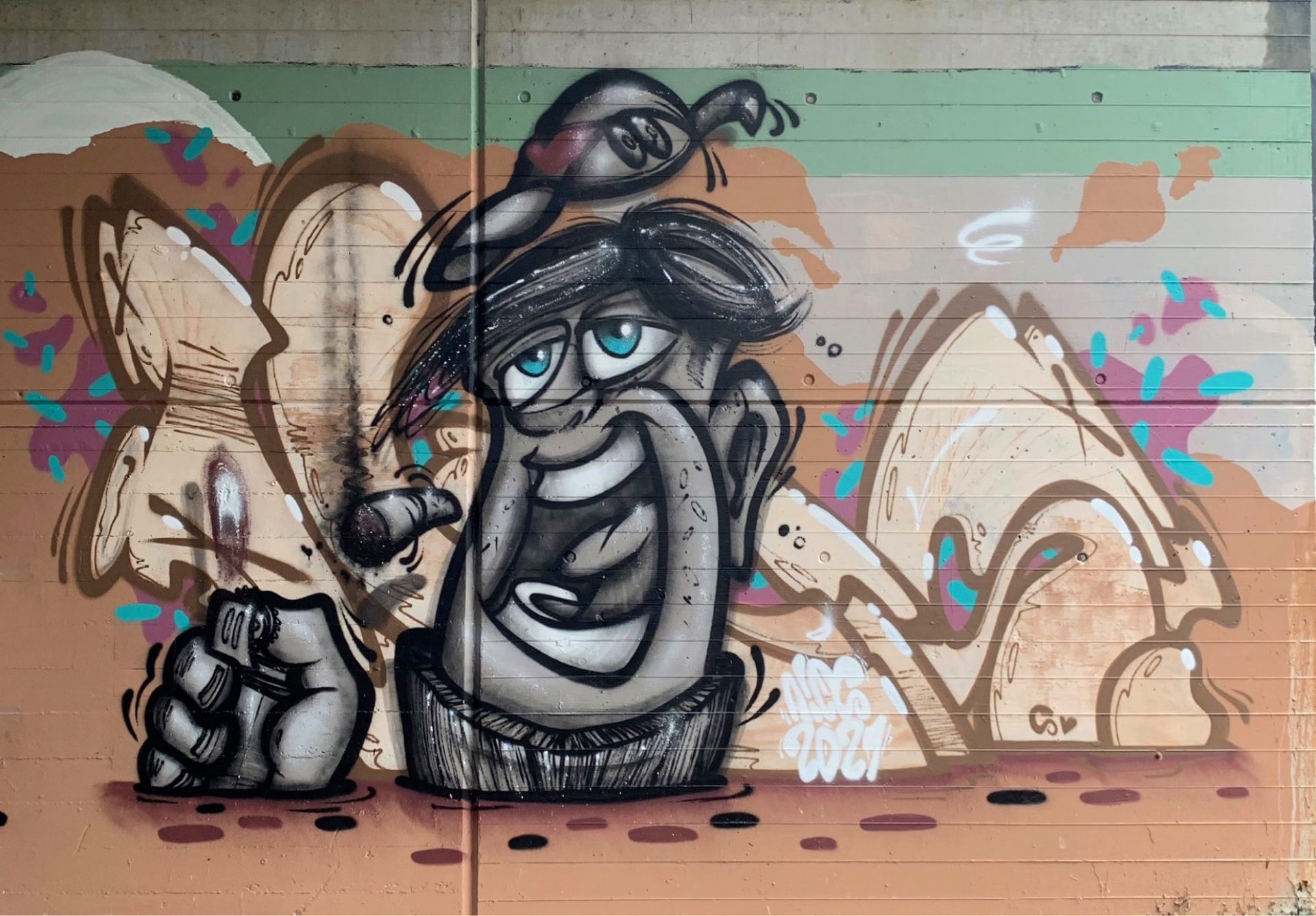 Detail I Am Noob Graffiti Nomer 29