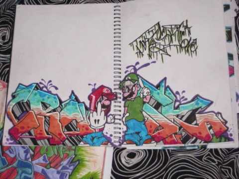 Detail Ilustrasi Graffiti Buku Nomer 4