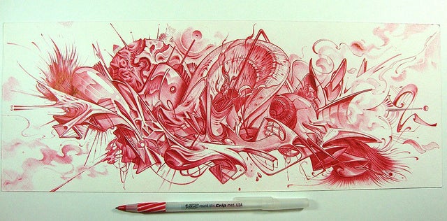 Detail Ink Pen Graffiti Nomer 56