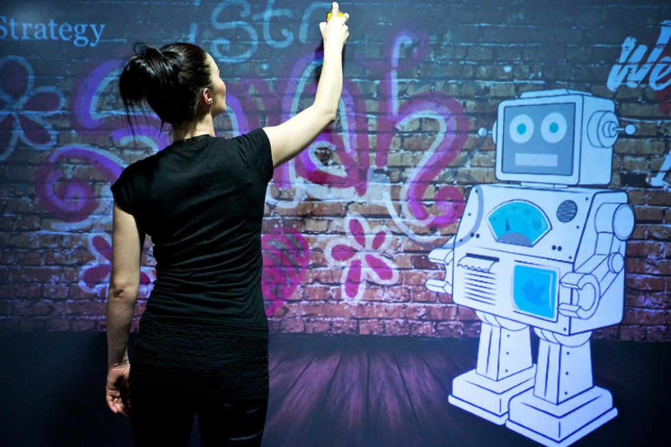 Detail Interactive Graffiti Wall Nomer 20