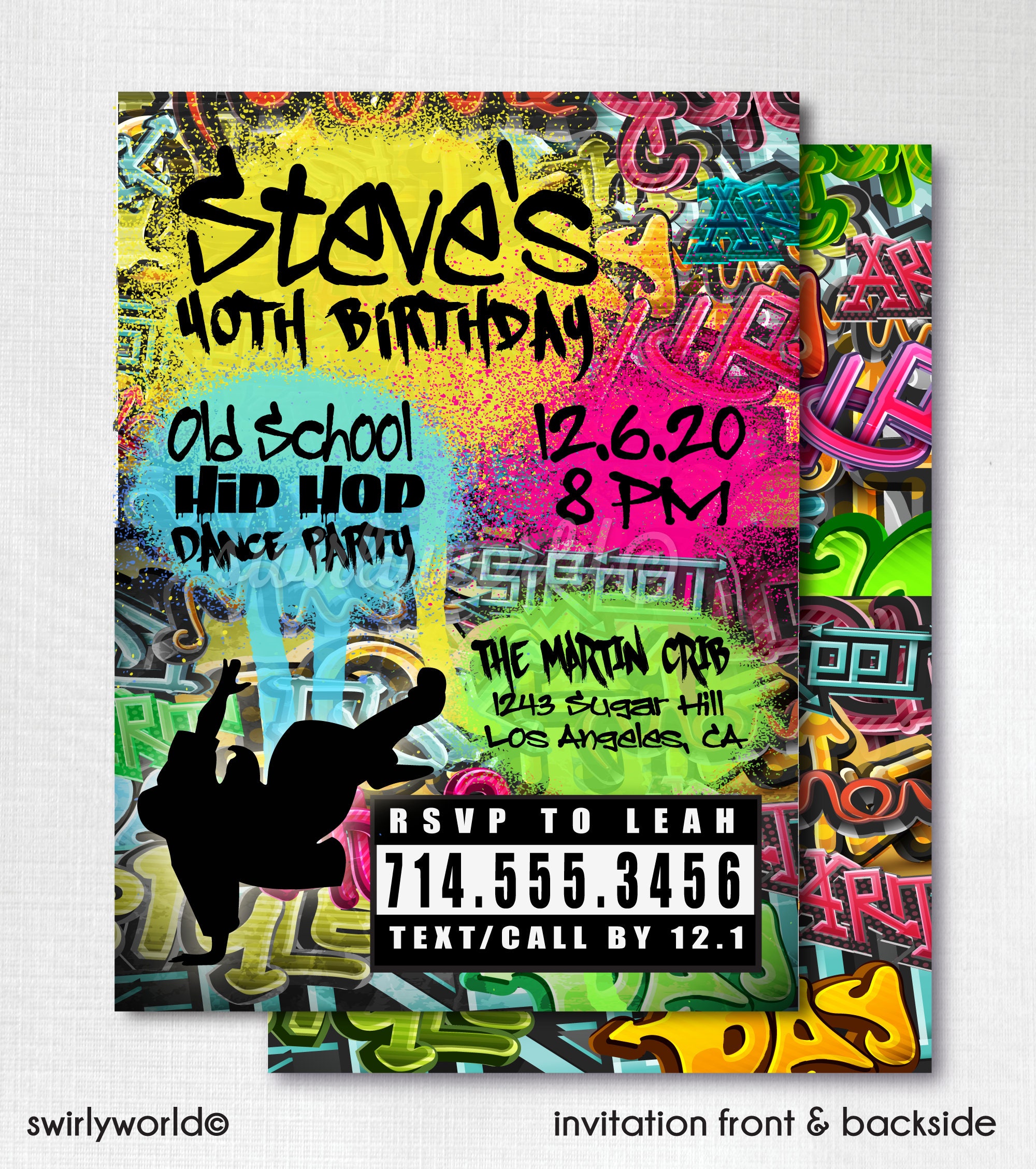 Detail Invitation Graffiti Nomer 7