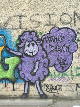 Detail Its Sheep Graffiti Nomer 10