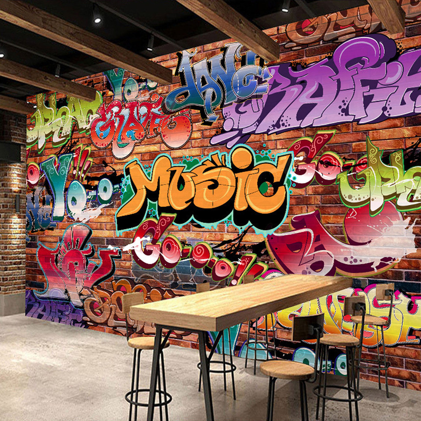 Detail Japanese Graffiti Brick Wallpaper Nomer 24